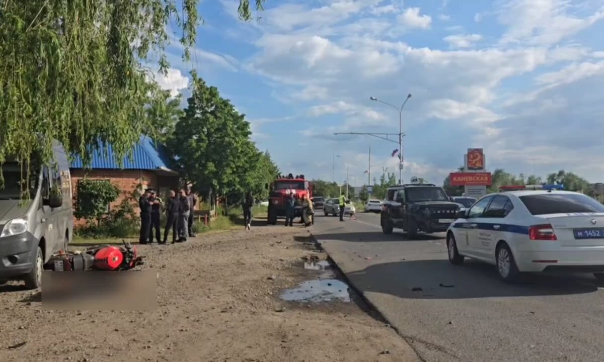    Скриншот видео t.me/kanevskaya_OMVD