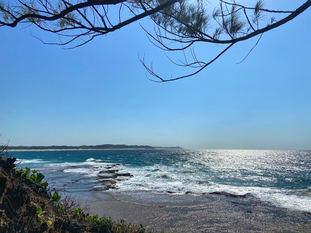 Индийский океан с берега Мозамбика