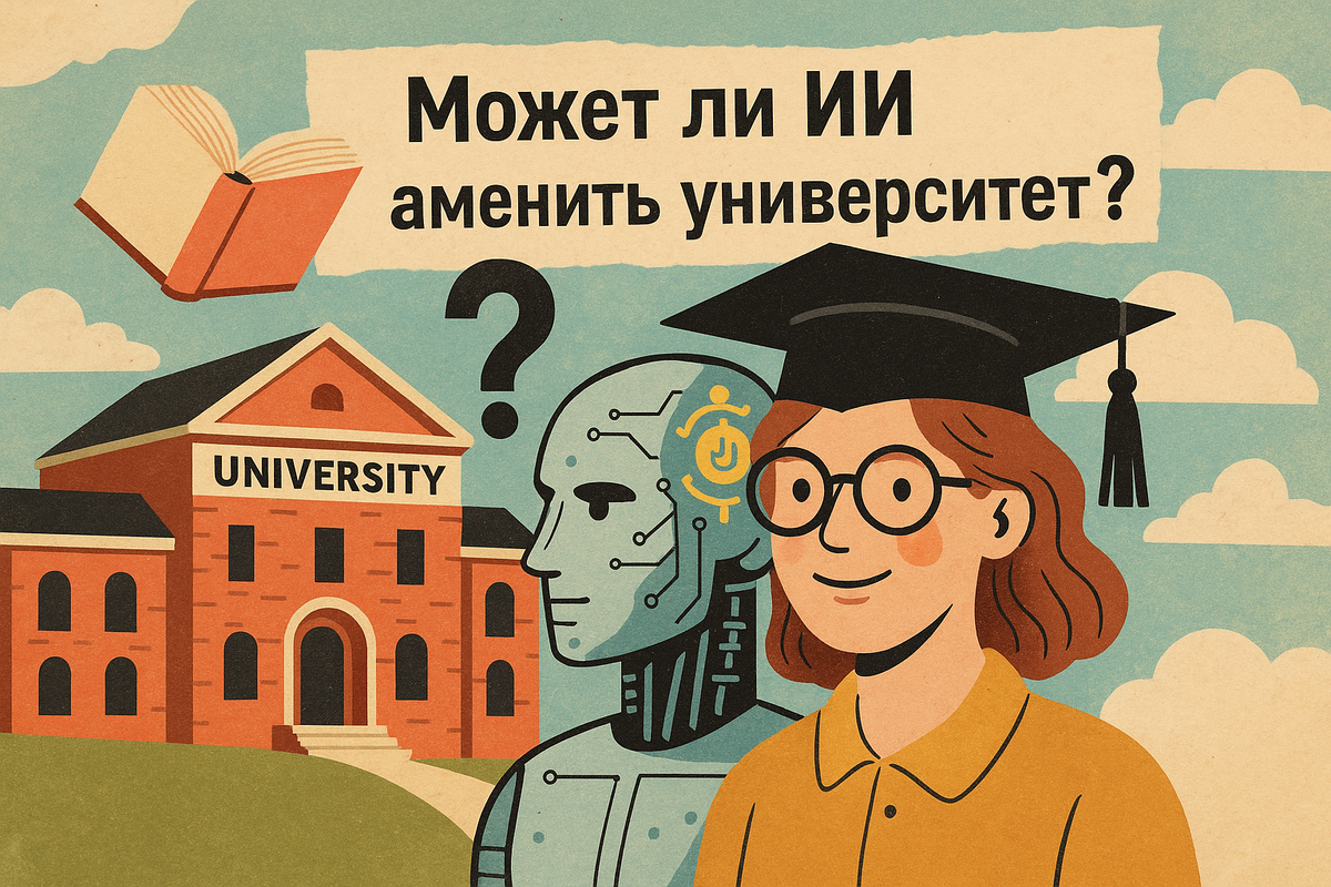 Может ли ИИ заменить университет? 