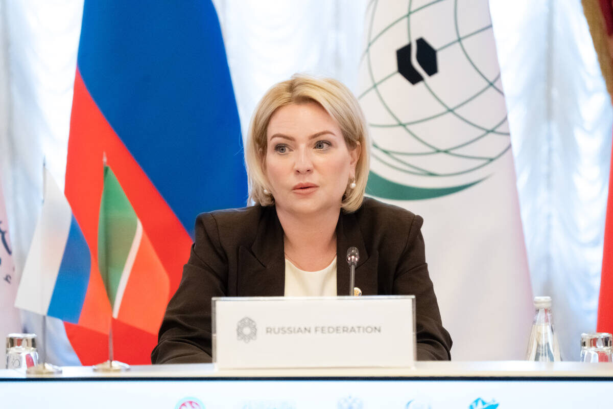 Ольга Любимова: «Во взаимообогащении и конструктивном диалоге кроется ключ к успешному межкультурному диалогу, который позволит создать прочный мир для будущих поколений»Фото: © Салават Камалетдинов / «Татар-информ»