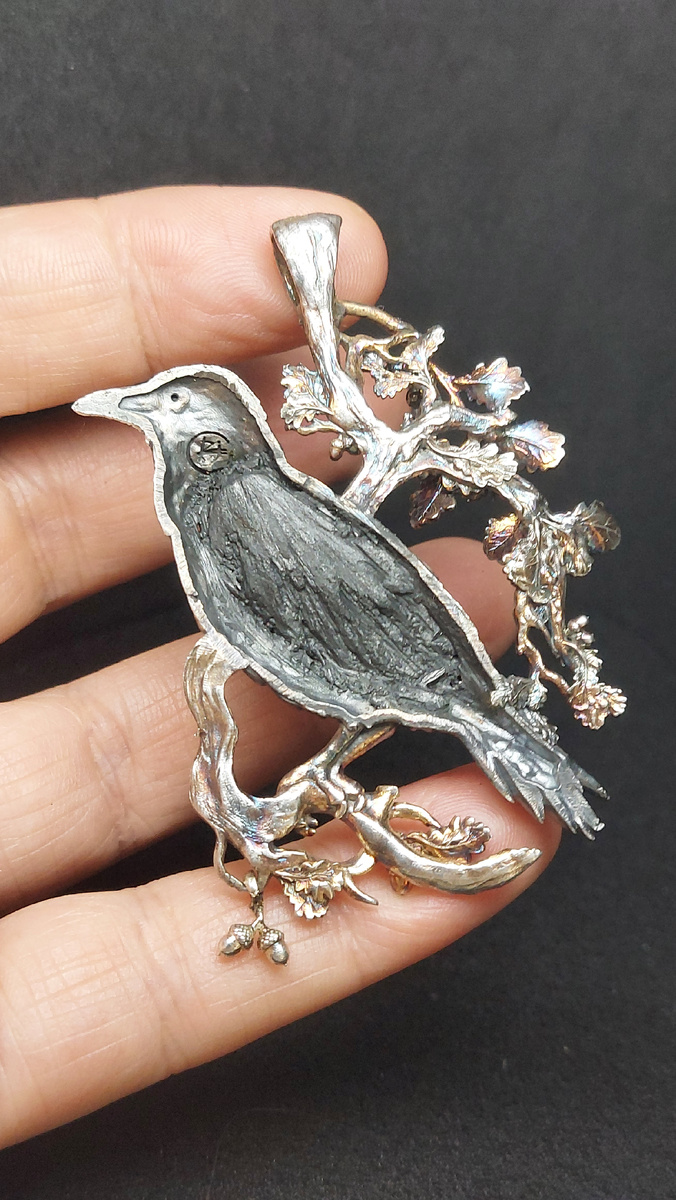 обратная сторона кулона