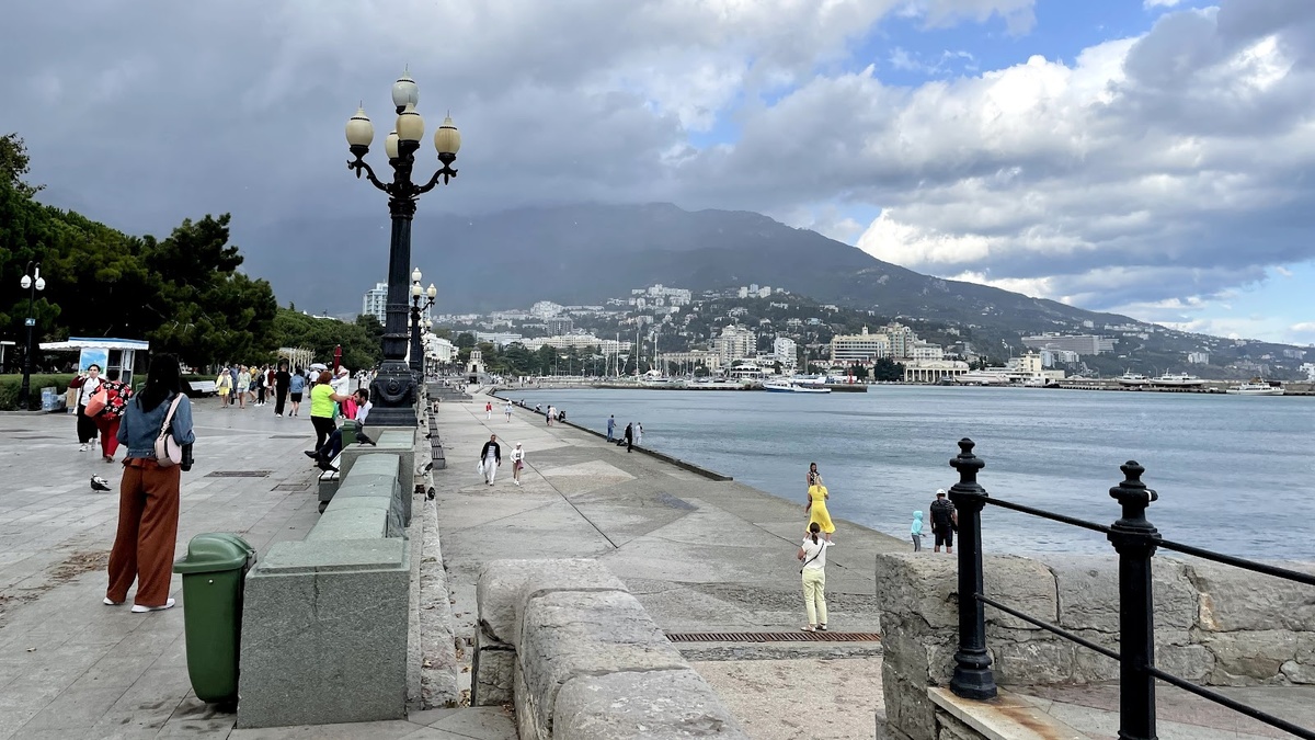 фото набережной, Ялта, Крым