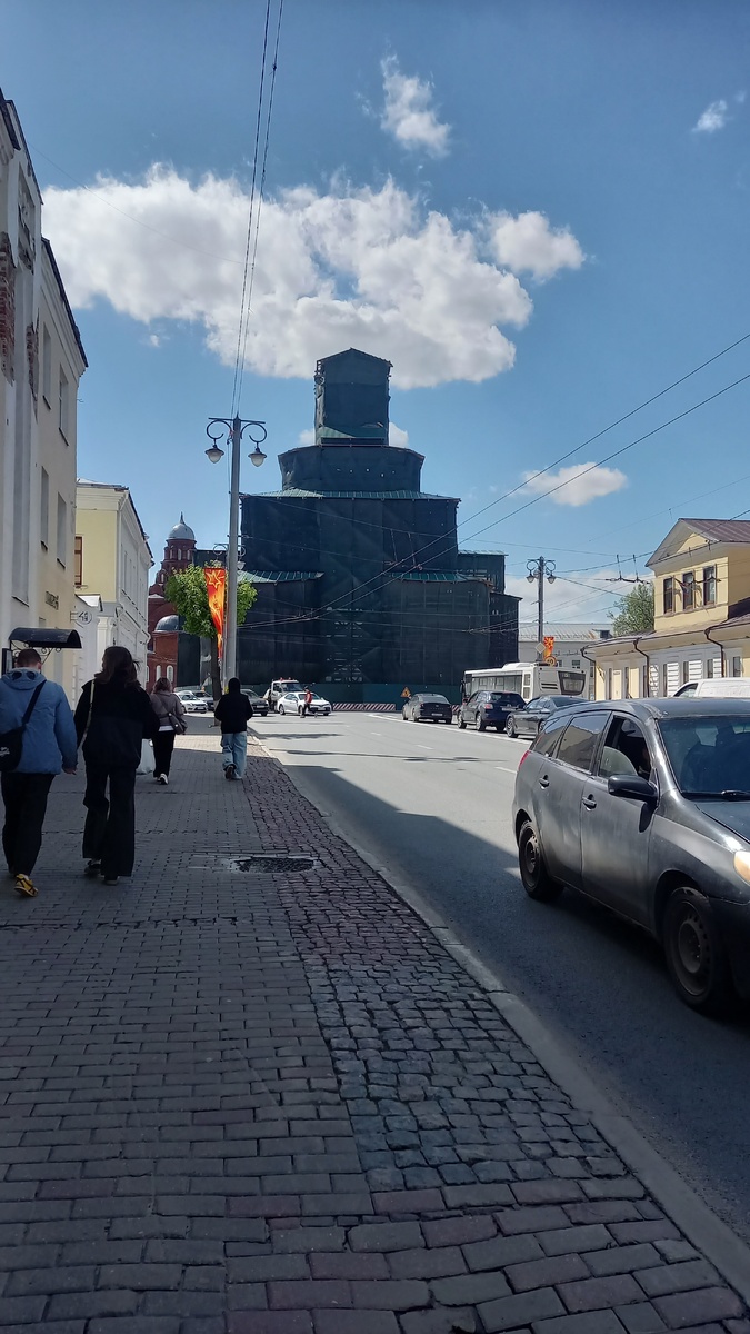 Золотые ворота на реставрации