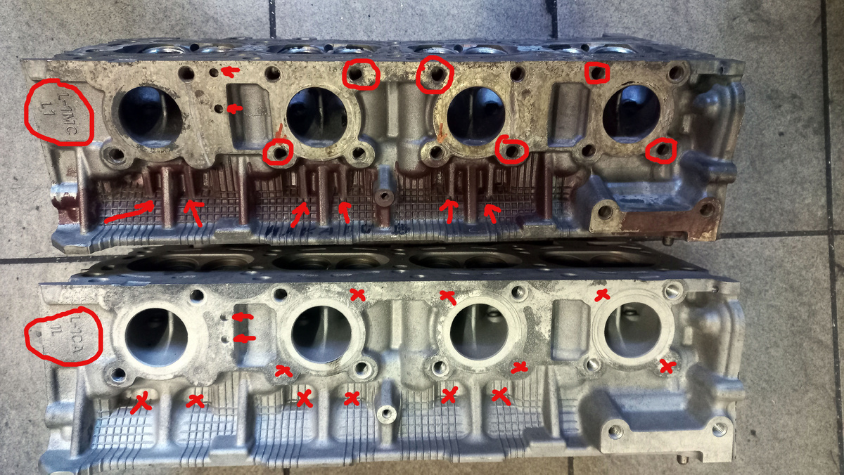 На этой выпускной стороне, вообще много отличий.