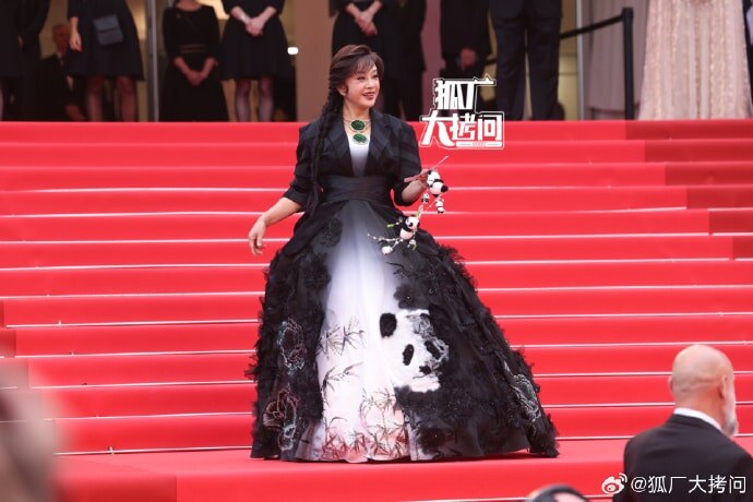    Недавний выход актрисы на красную дорожку Каннского кинофестиваля