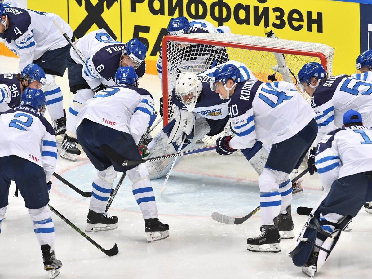    Хоккеисты сборной Финляндии© РИА Новости / Алексей Куденко