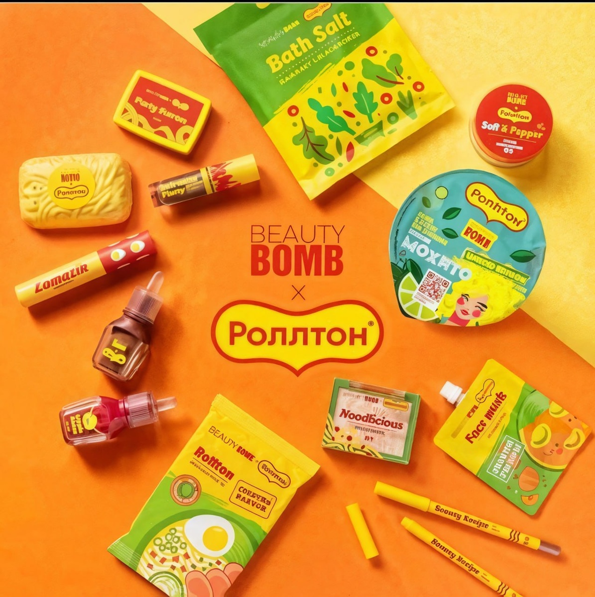 Роллтон и Beauty Bomb выпустили совместную коллекцию 