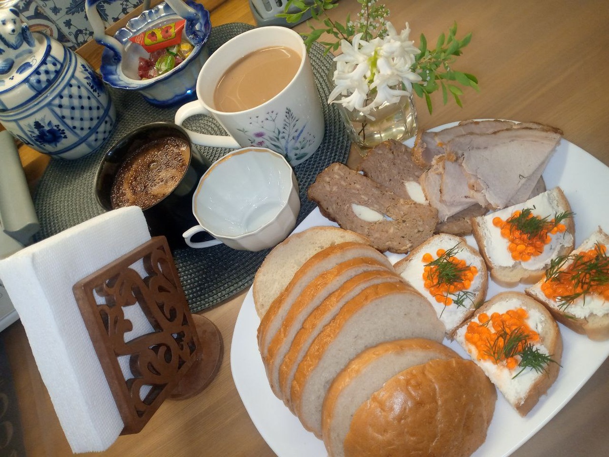 Позавтракали