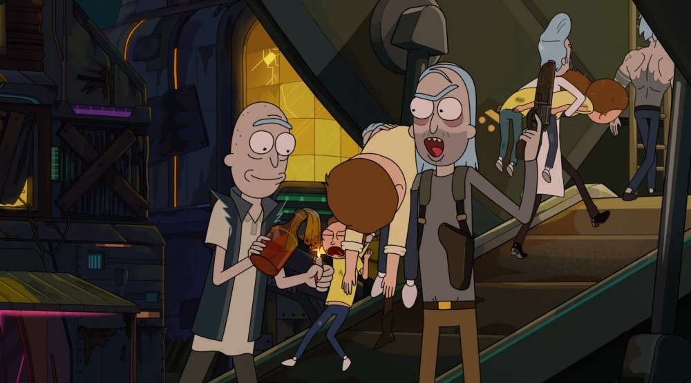     Кадр из 8 сезона мультсериала «Рик и Морти» (2025)