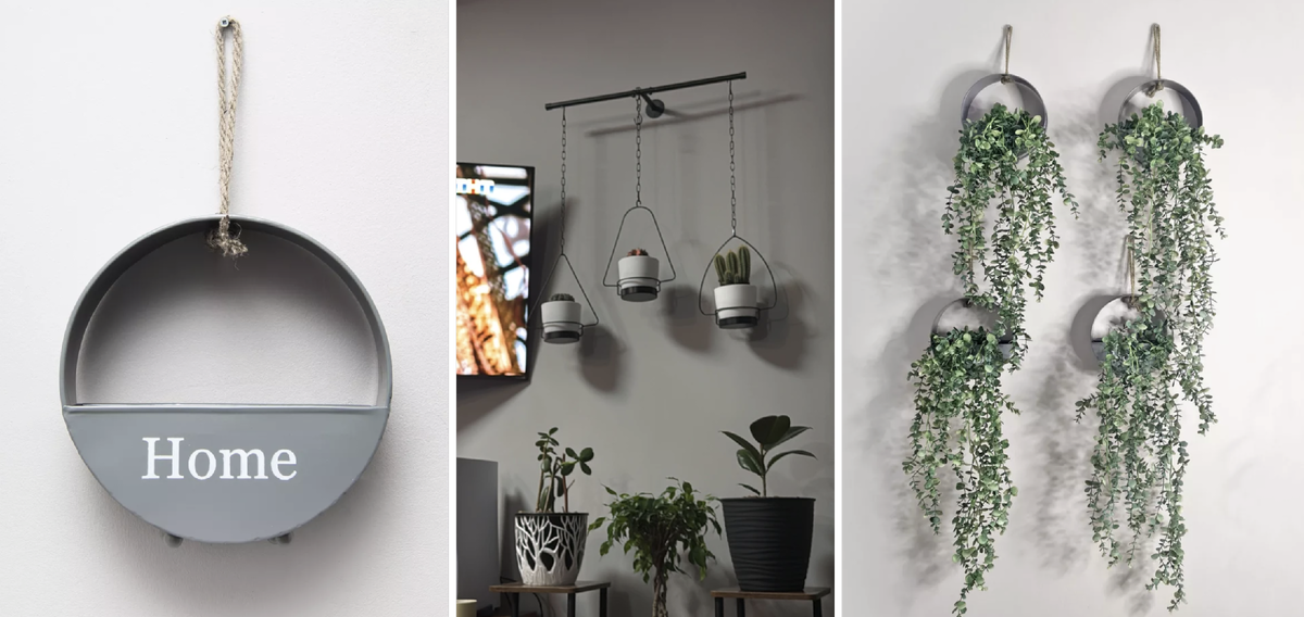 Круглое кашпо — 206277663, настенное — 148573641. Фото настенного кашпо взято из отзывов