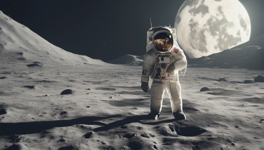 Космонавт в скафандре