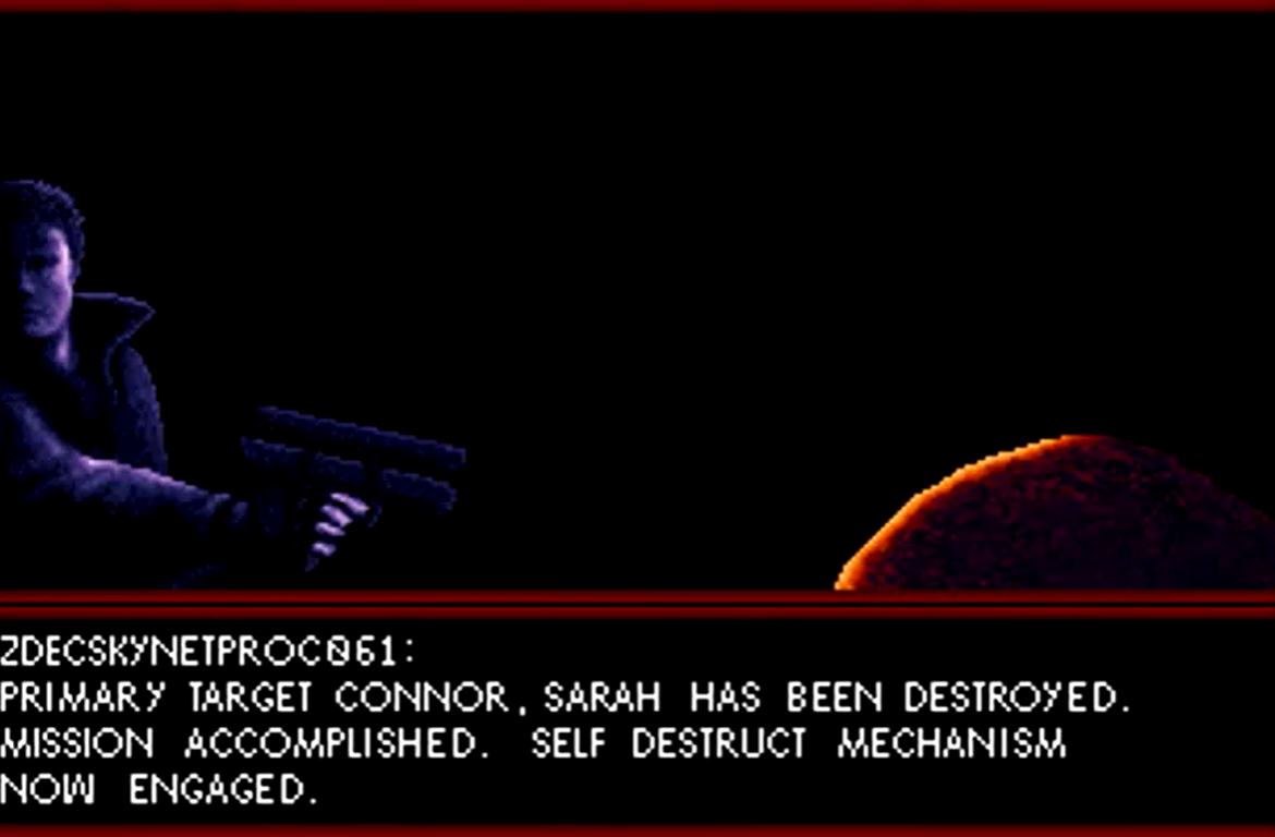 The Terminator (DOS) одна из концовок