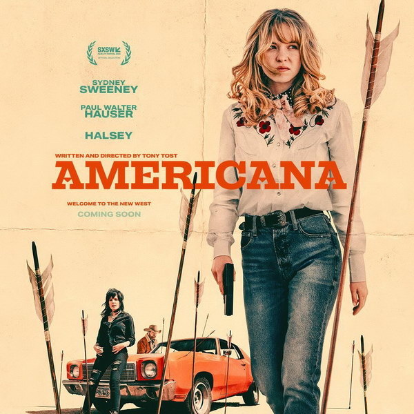     Сидни Суини, Холзи и Пол Уолтер Хаузер охотятся за индейским артефактом в трейлере «Americana»