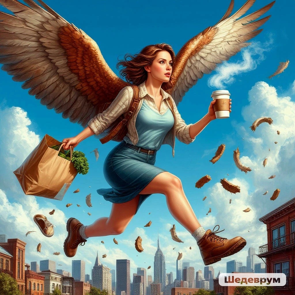 Это примерно я сегодня. Сгенерировано нейросетью Шедеврум по запросу автора. Для иллюстрации статьи и просто улыбнуться.