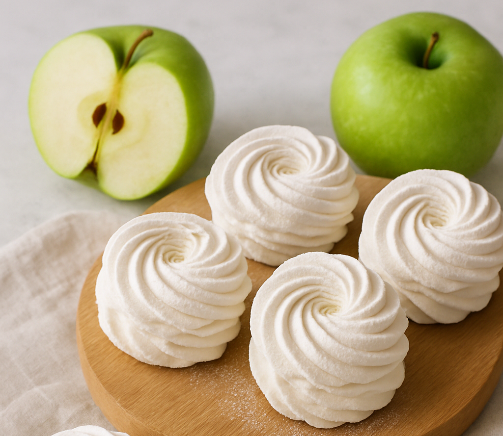 Яблочный зефир на агар-агаре 