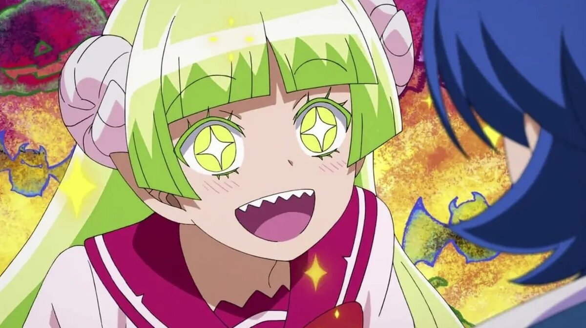 Кадр из аниме «Добро пожаловать в ад, Ирума!»   📷