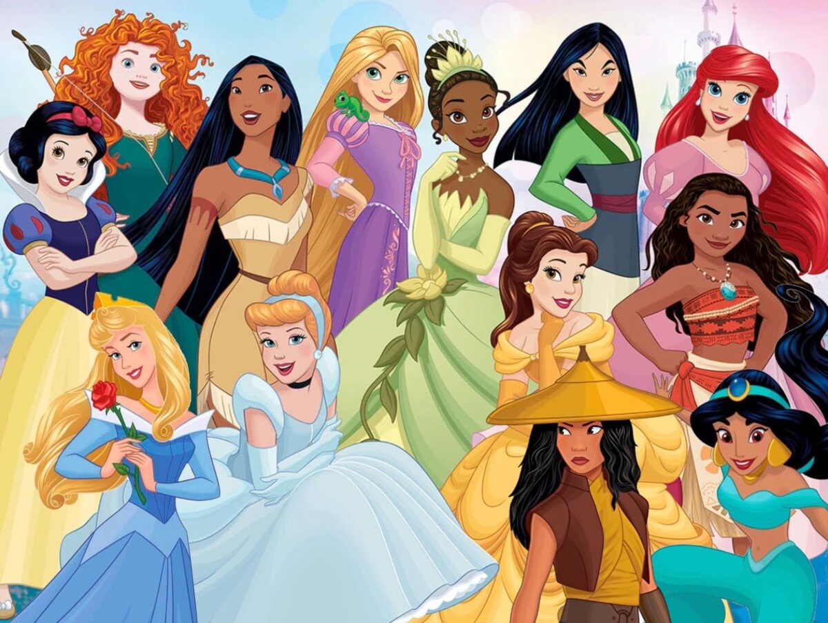 Все принцессы Disney. Источник: Pinterest