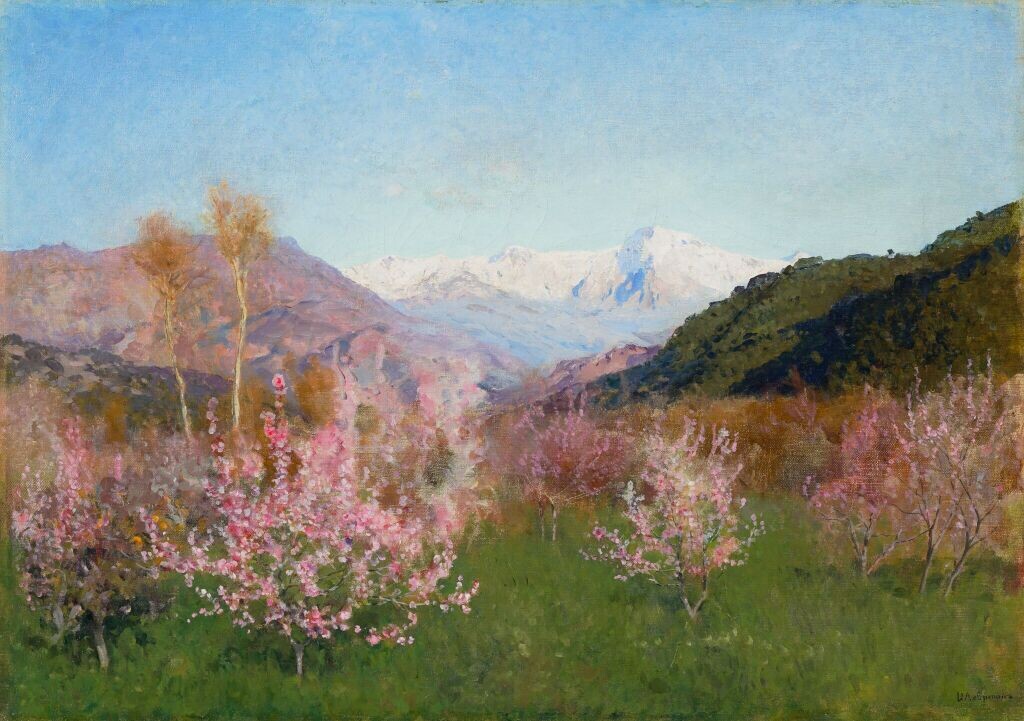 Исаак Левитан "Весна в Италии" (1890)