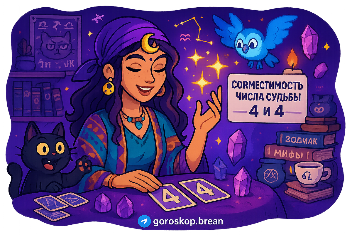    Число судьбы 4 в отношениях как источник стабильности или препятствие для роста Мария