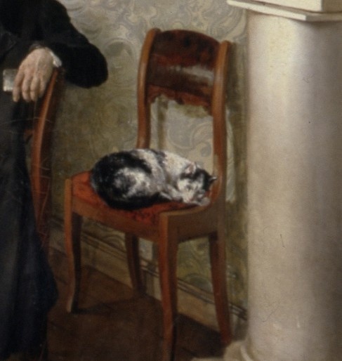 Прокофий Пушкарев. Семейная картина (фрагмент). 1846. Государственный Русский музей, Санкт-Петербург