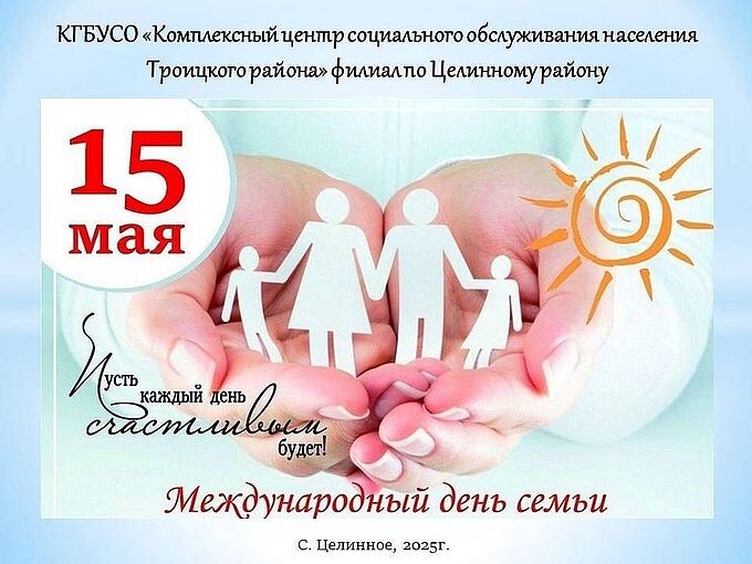 Поздравительная открытка к Международному Дню семьи