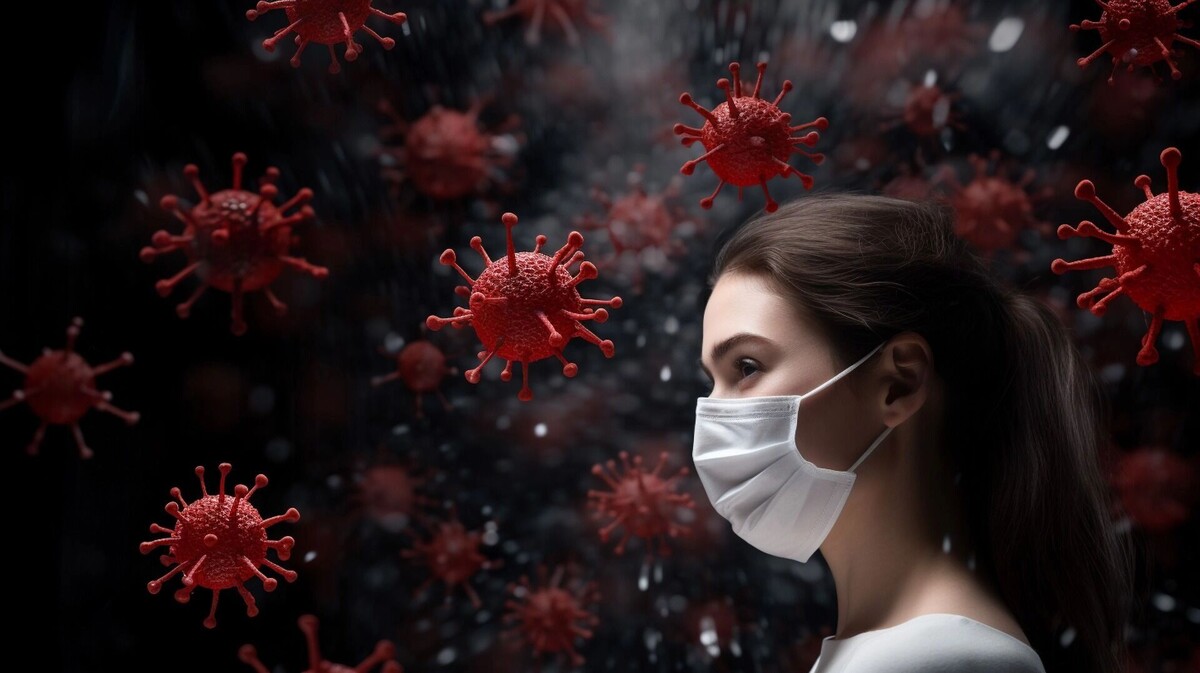 Активность COVID-19 в Гонконге власти оценили как «довольно высокую». Источник: изображение Midjourney