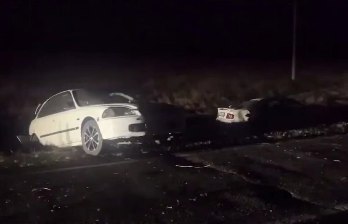    Кадр с места ДТП.