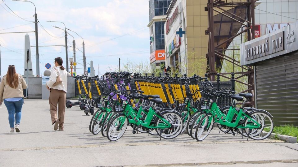    Велосипеды. Самокаты. . Источник: Виталий Барабаш