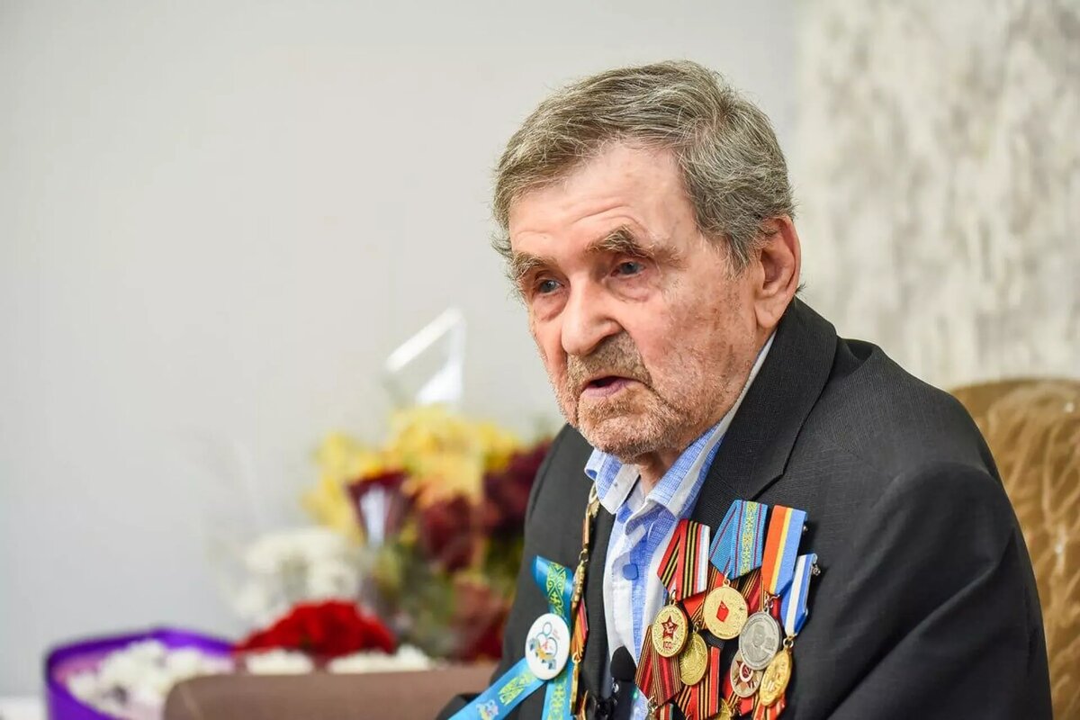 Василий Иванович Зинченко - ветеран Великой Отечественной войны
© Sputnik/Ертай Сарбасов