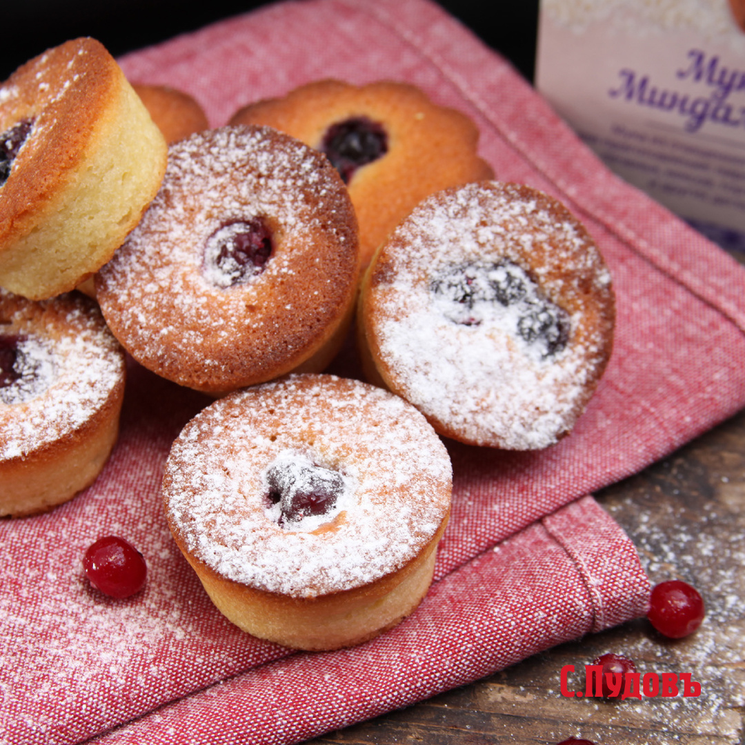 Пирожное «Финансье» из миндальной муки