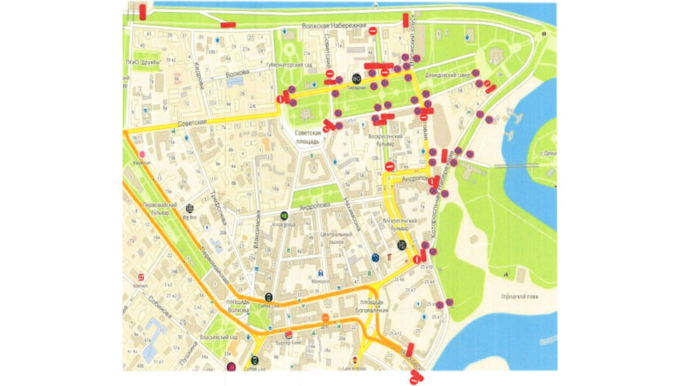 Схема ограничений.📷Фото: Приложение к приказу