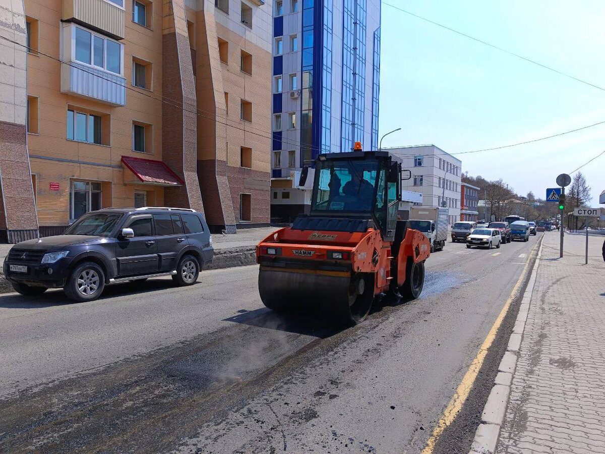 Фото: Ямочный ремонт в Петропавловске-Камчатском / Администрация ПКГО.