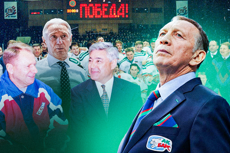    Интервью с легендарным администратором «Ак Барса» Рустемом Кашаповым.   
Фото: Коллаж: «БИЗНЕС Online», фото: ak-bars.ru