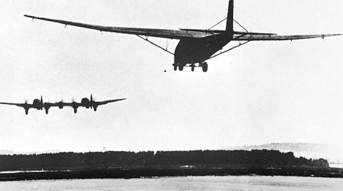 «Zwilling» поднимает в небо Me 321
