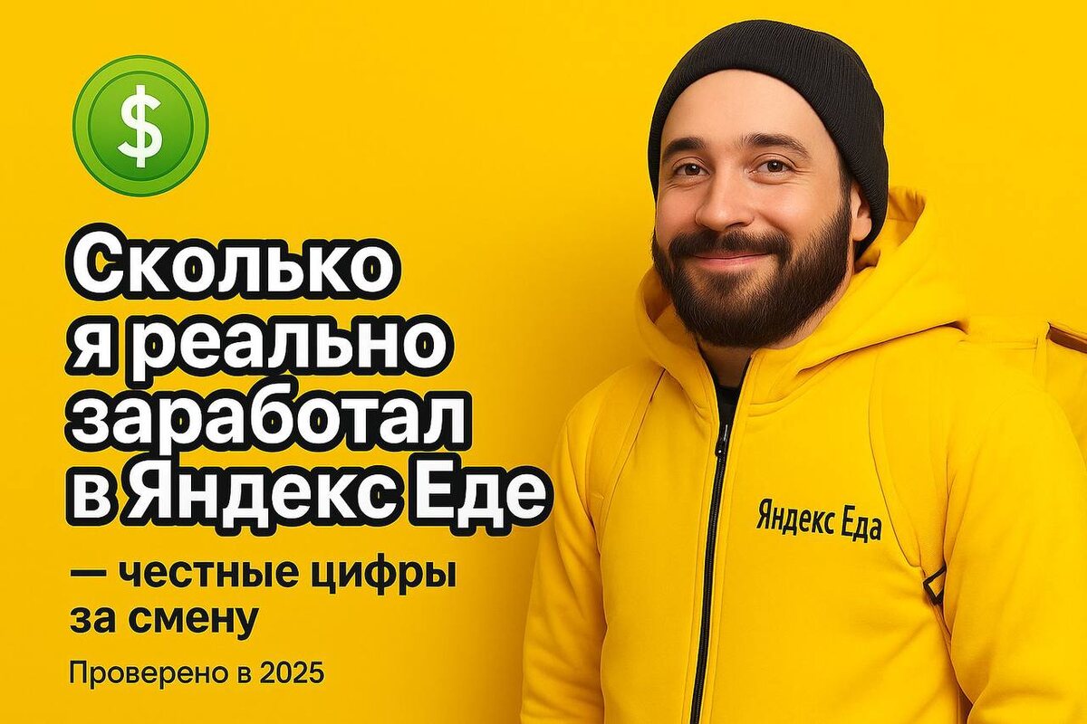 Сколько можно заработать в Яндекс Еде