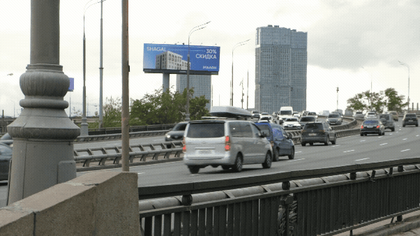 Вид со стройплощадки на ТТК