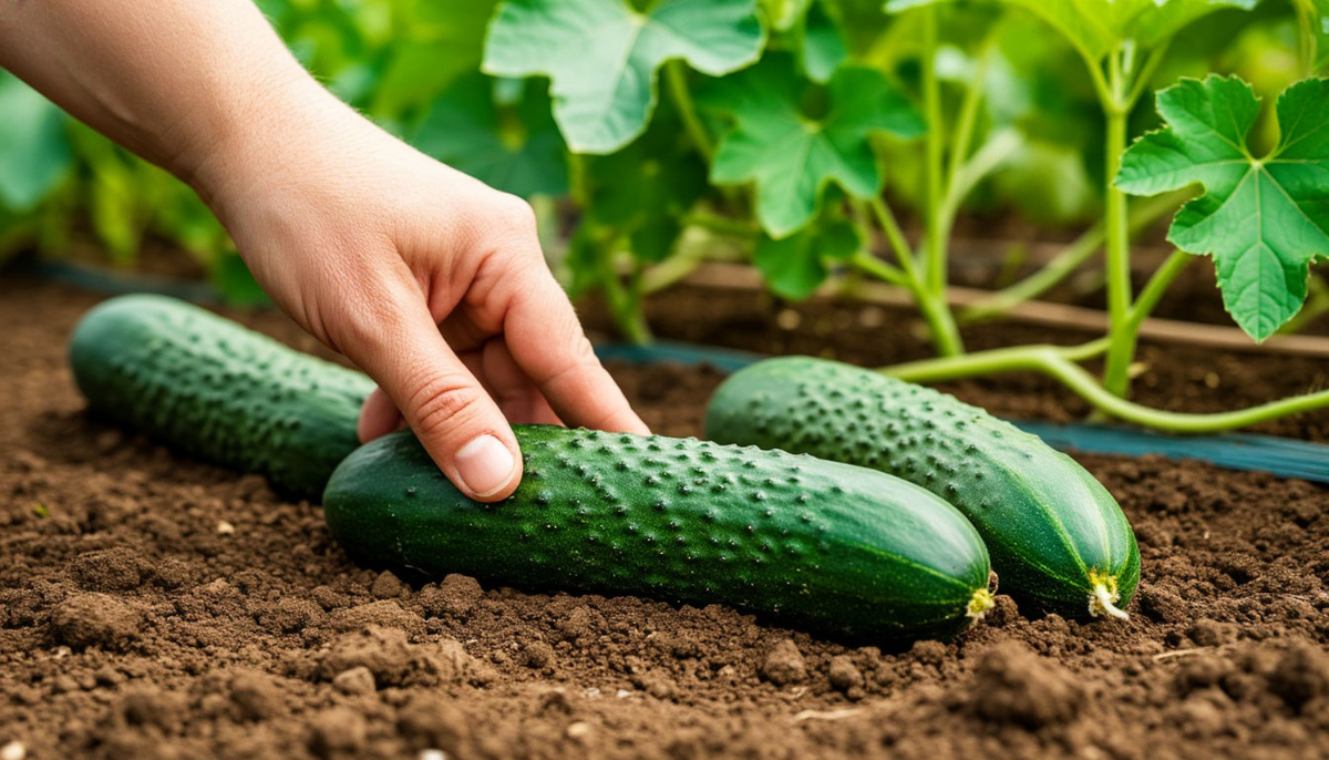 Посадка огурцов в июне