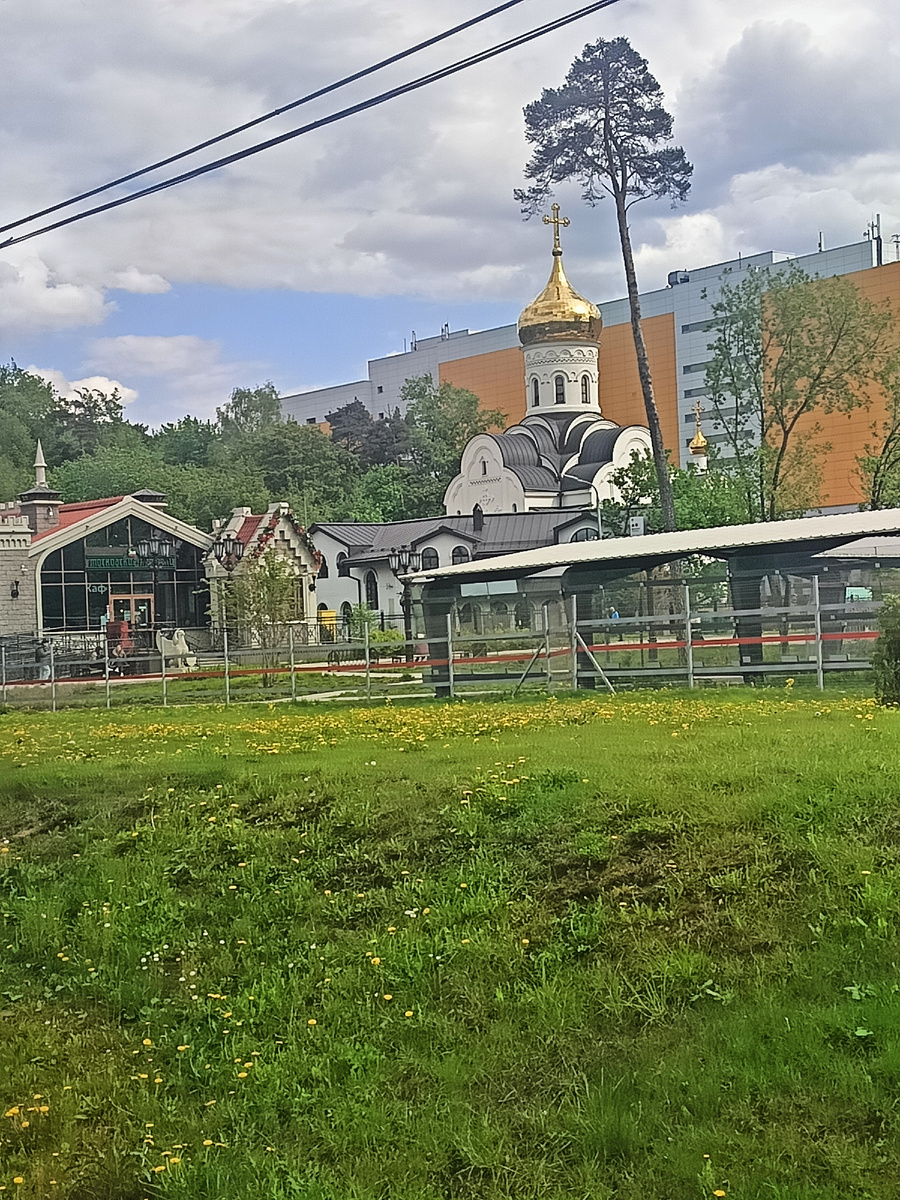 В Москве много красивых церквей