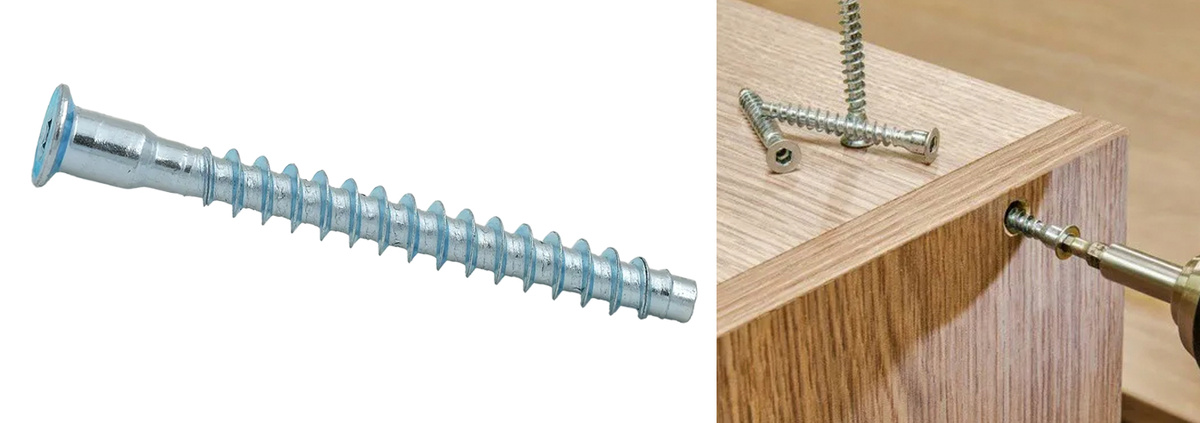 Винт-конфирмат оцинкованный