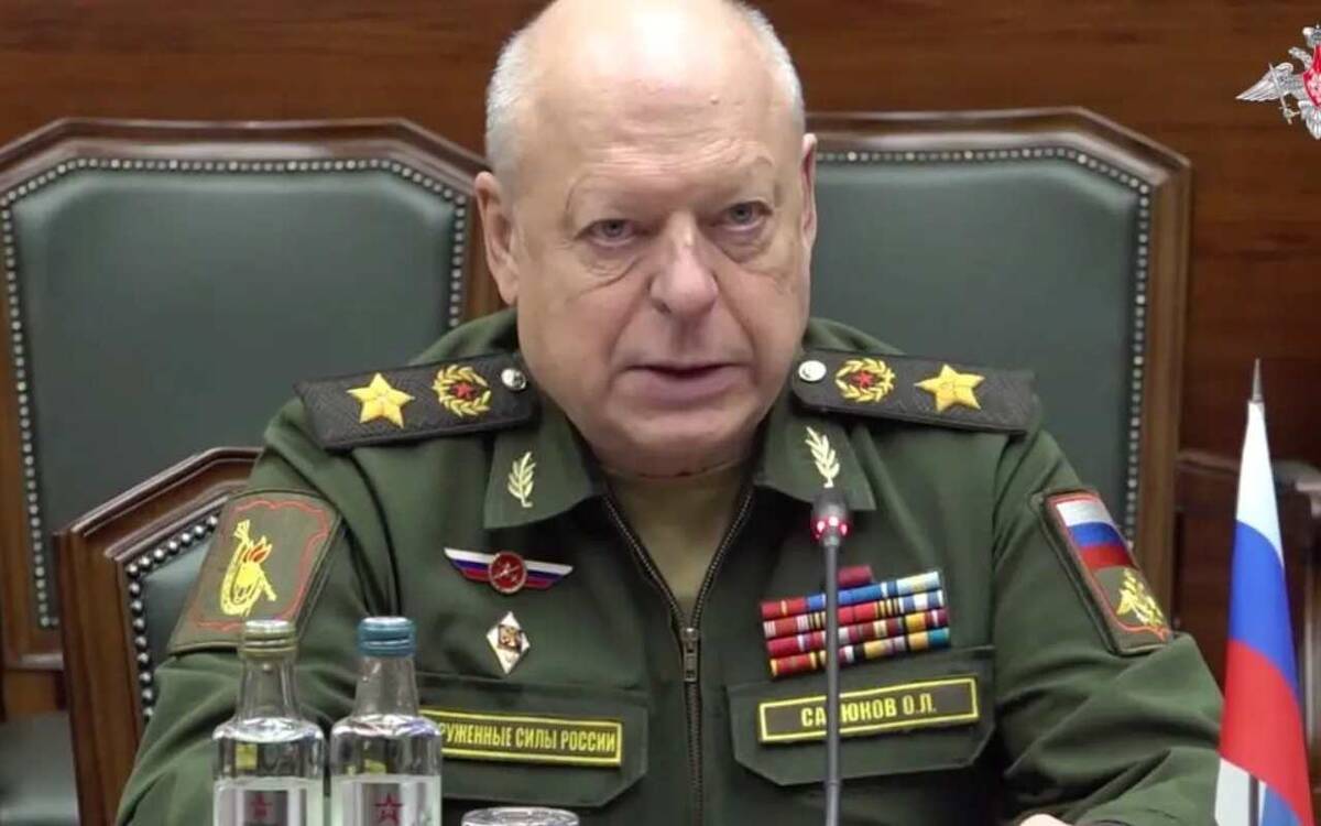    Главнокомандующий сухопутными войсками Олег Салюков назначен заместителем секретаря Совета безопасности РФ Фото: скриншот из видео пресс-службы Минобороны России
