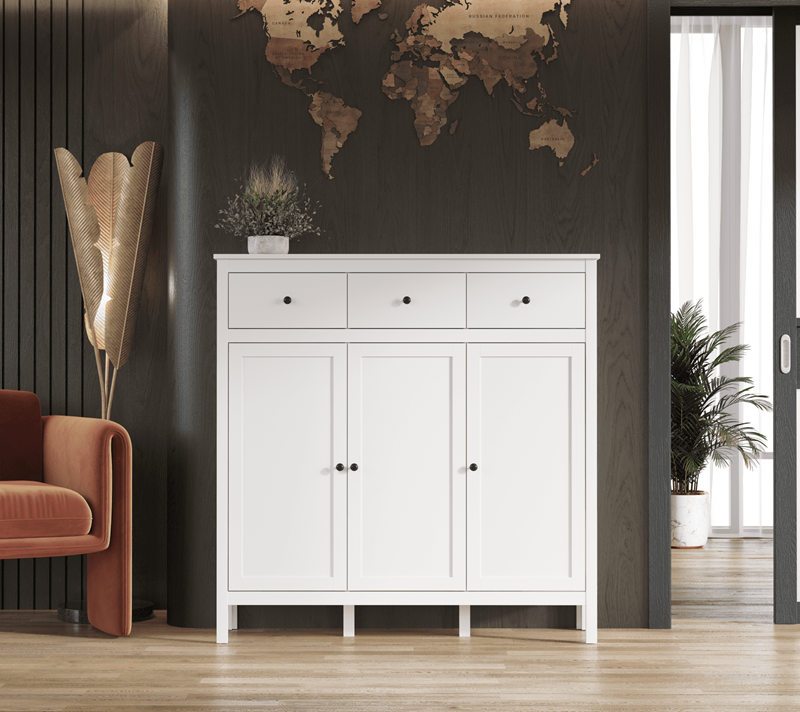 Тумба-комод Ewa белый KOM3D3S