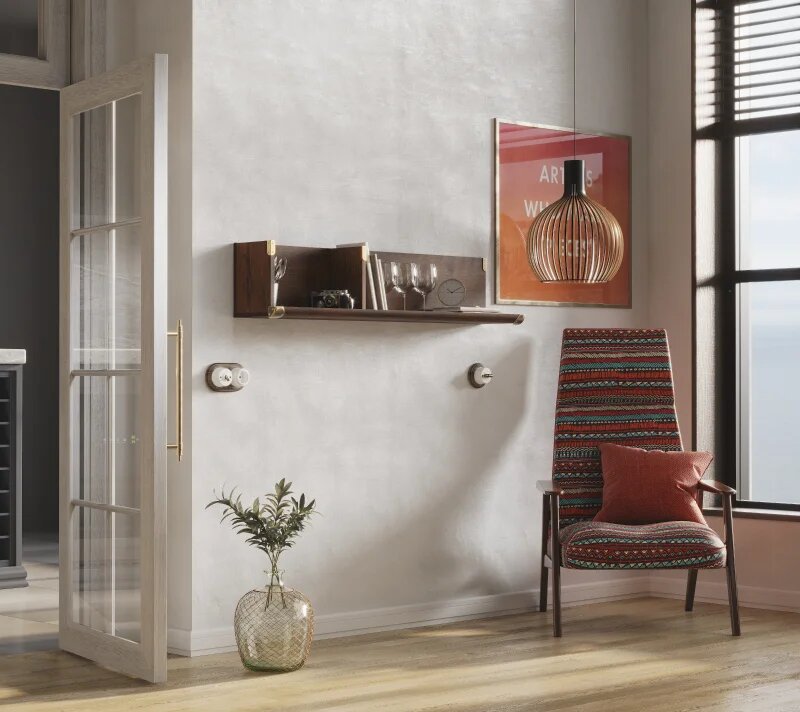 Полка Indiana дуб саттер POL