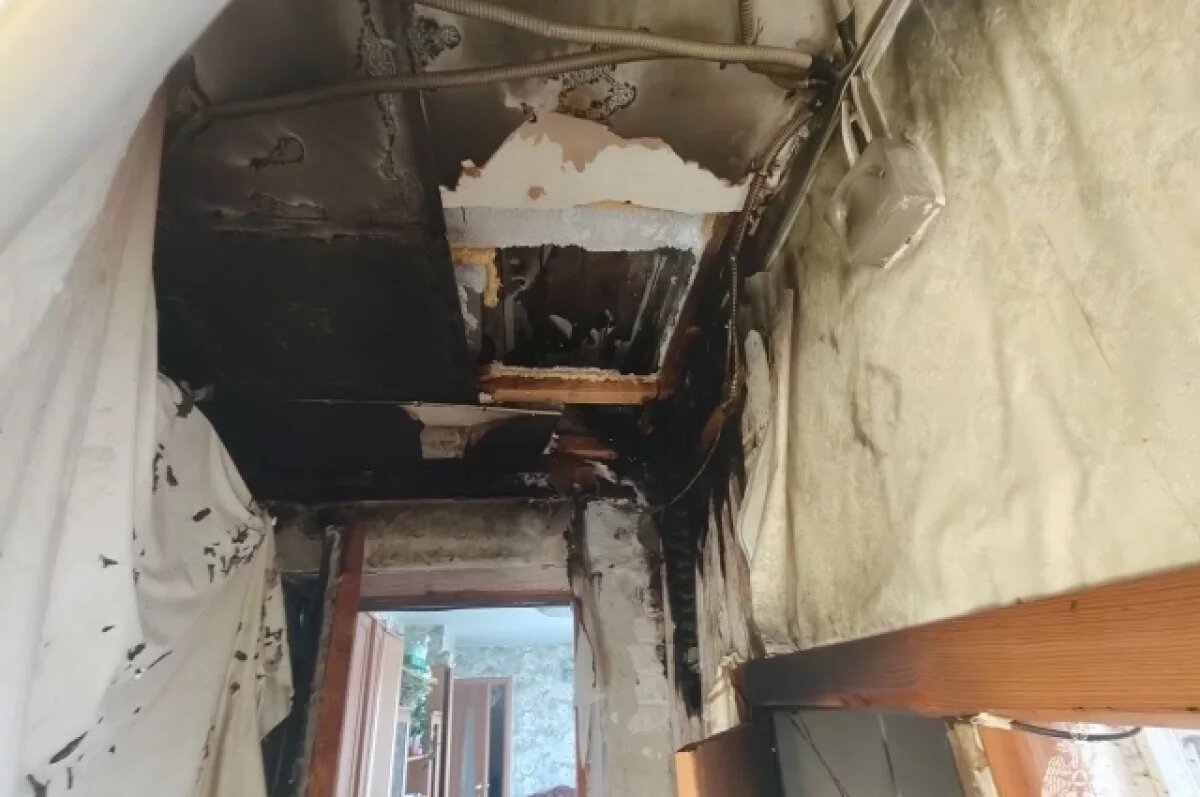    85-летнюю женщину вытащили из горящего дома в Удмуртии