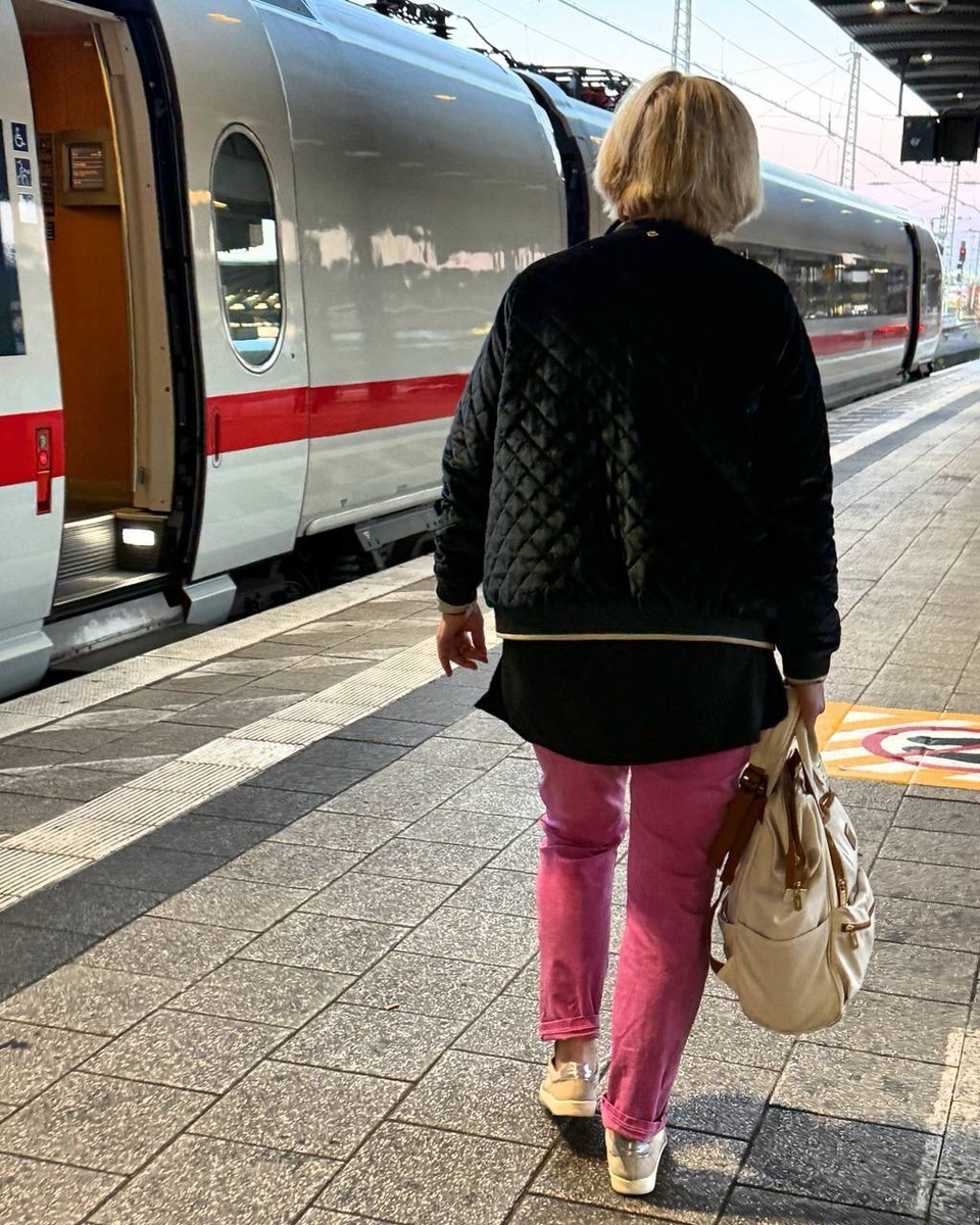 Пришёл поезд в Вену.