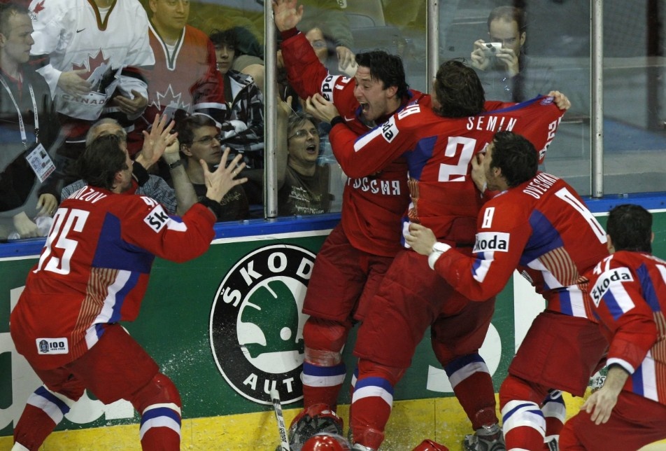 Победа сборной России в овертайме финала ЧМ-2008, соцсети
