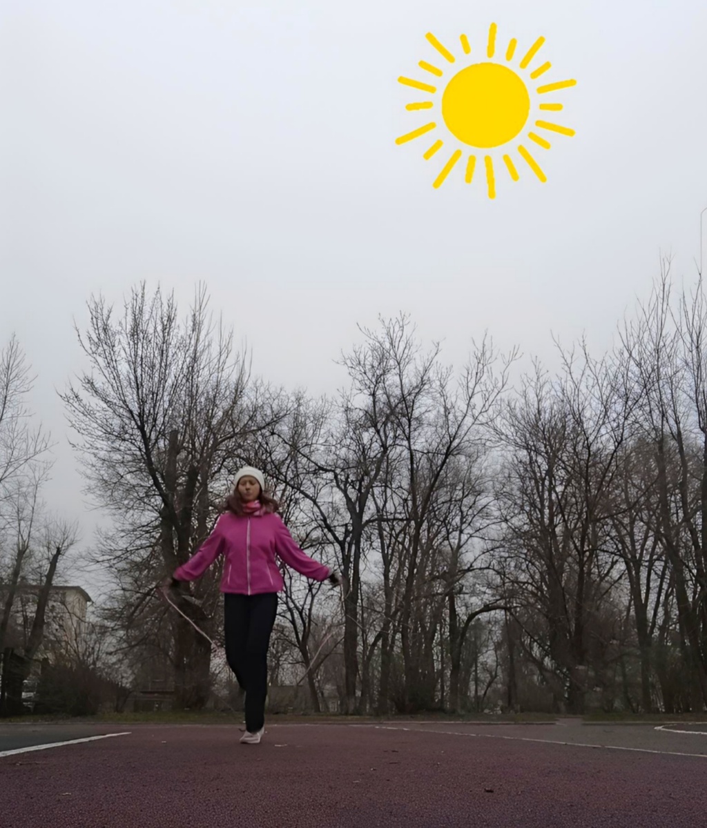 В моменты наших встреч  солнышко светило даже в пасмурный день))☀️