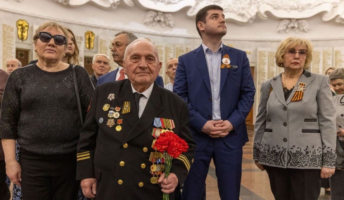     Акция «Мы помним» в Музее Победы Источник: victorymuseum.ru Автор фото: Пресс-служба Музея Победы