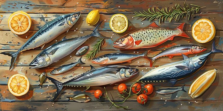 Омега-3 в жирных сортах морской рыбы