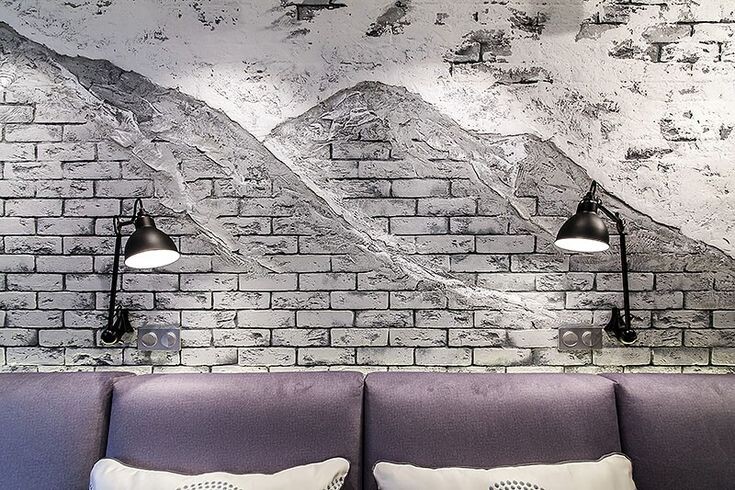 роспись по кладке кирпича