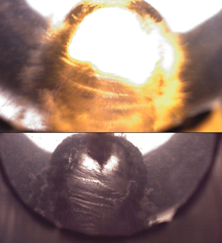    Изображения явлений, происходящих в жидкости при электрогидравлическом эффекте / © Unitsky String Technologies Inc